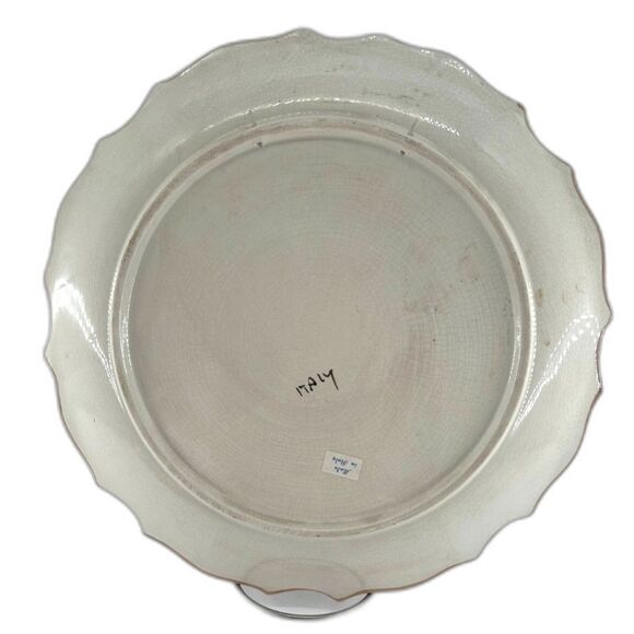 Intrada Italy Majolica Four Seasons Wall Decor Handcrafted Ceramic12" Plates - Picture 9 of 9